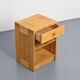 Nightstand made of solid pine, circa 1975.