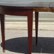 Half-moon console table, extendable in Empire style.