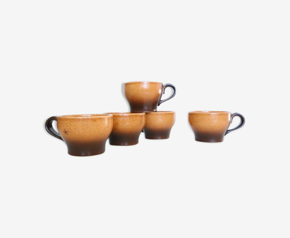 Tasses en grès x5 grès France