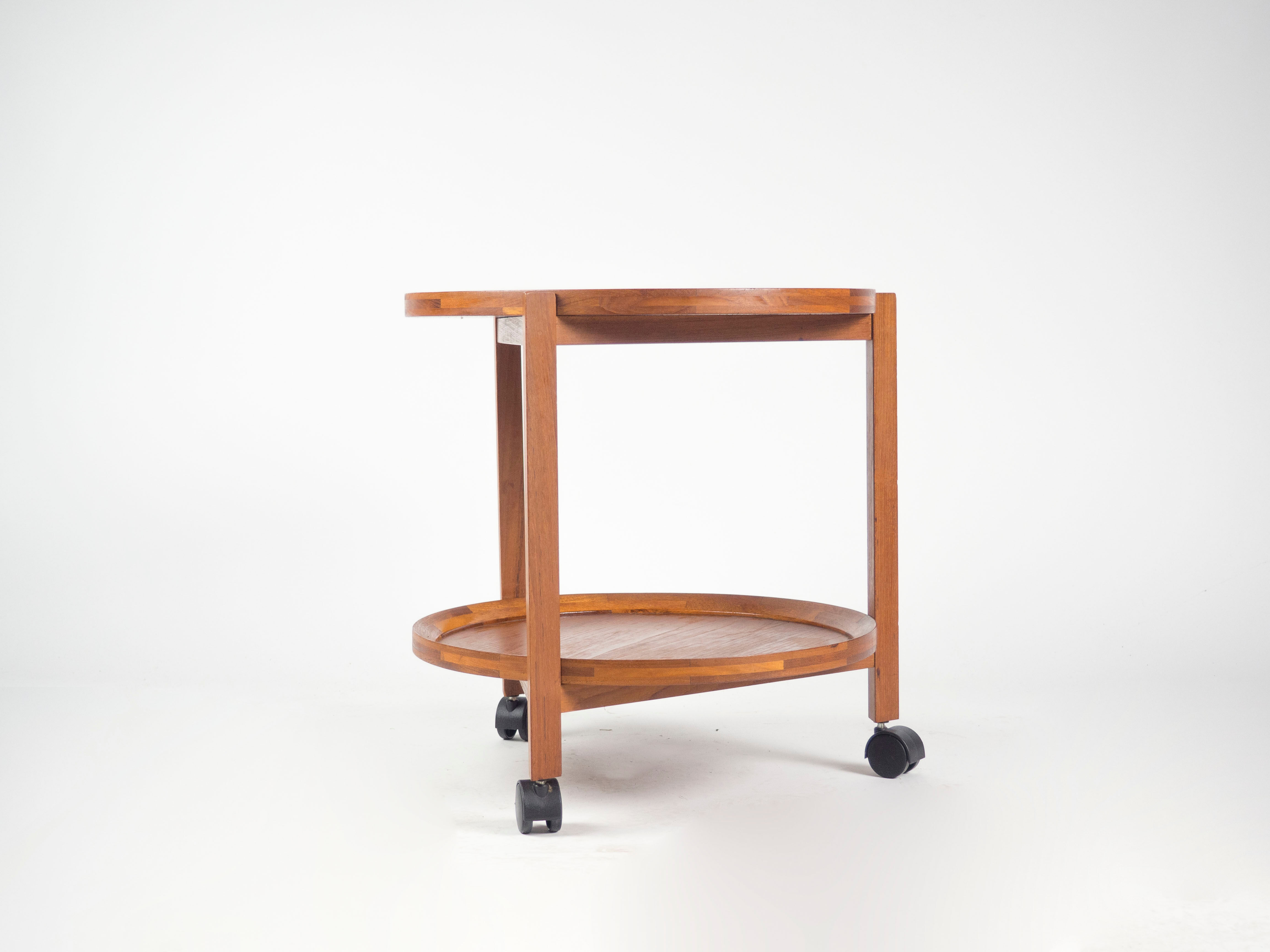 Danish teak trolley bar, Denmark, 1960s