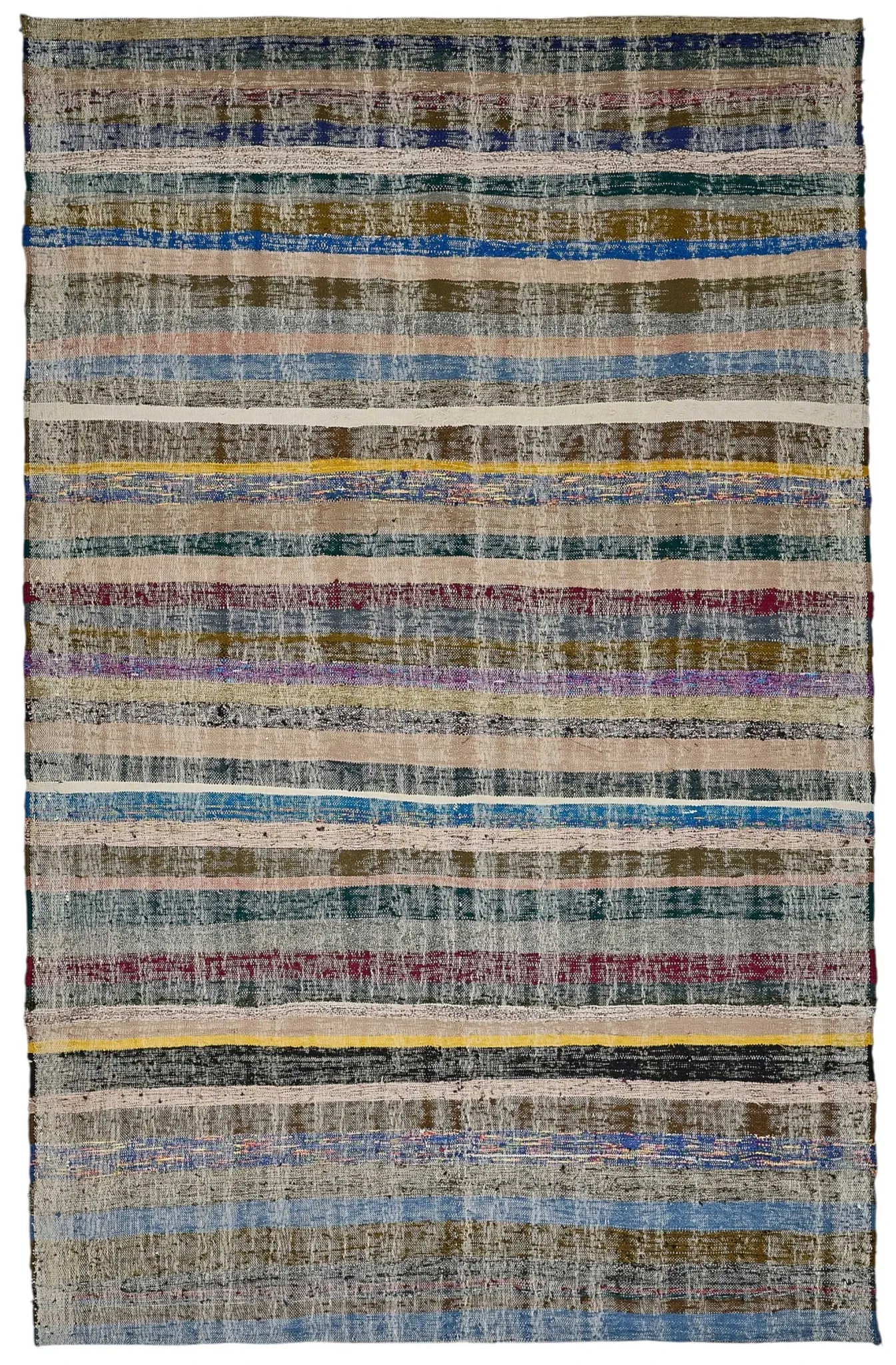 Turkish Handwoven Flatweave Chaput Kilim 183 cm x 284 cm