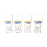 Set of 4 Pernod glasses