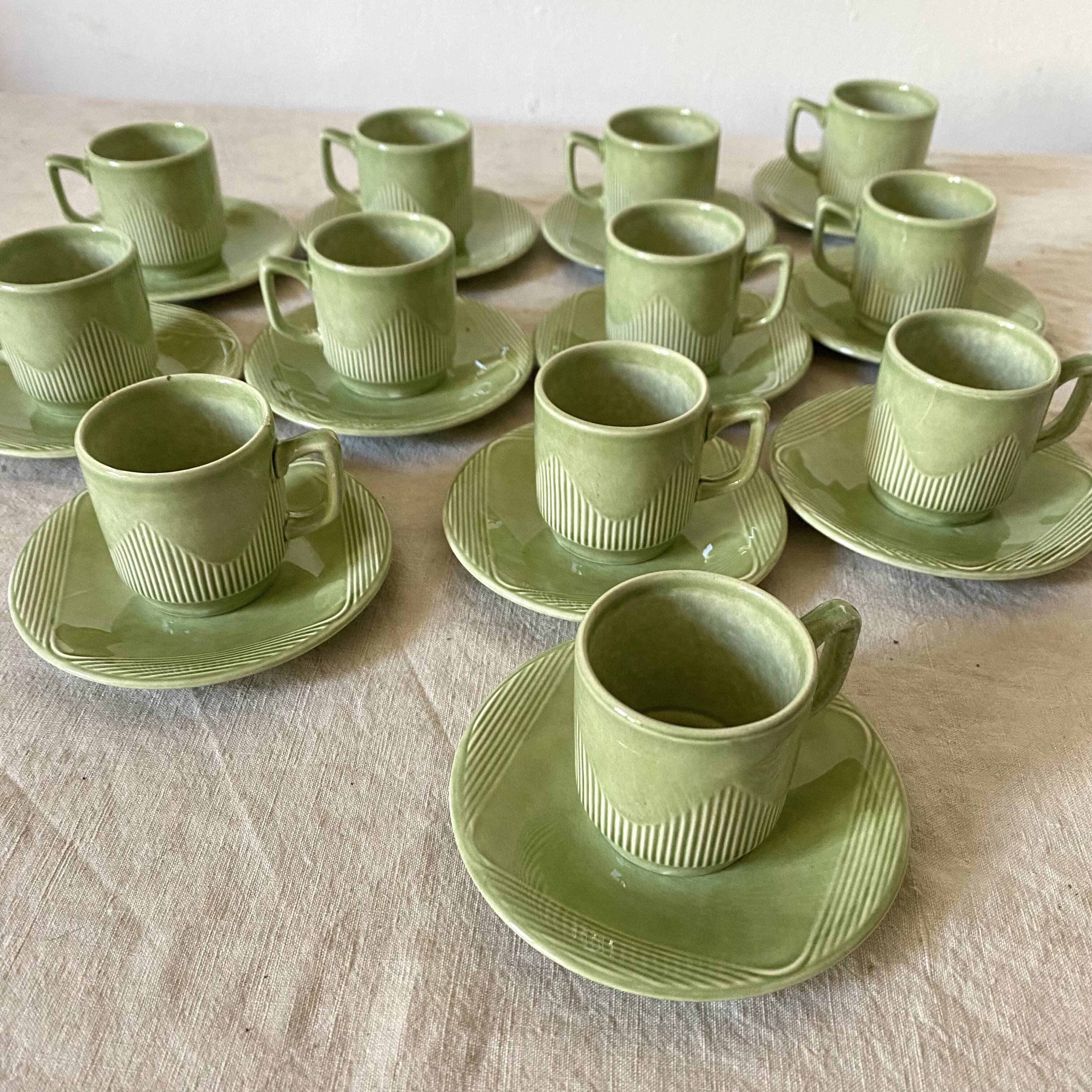 Pagnossin Italy espresso cups, 50s-60s