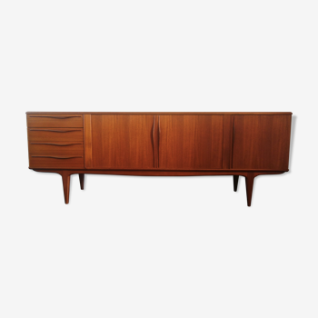 Enfilade scandinave en teck des années 1960