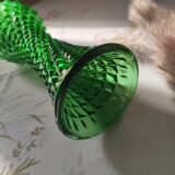 Vase with green spikes from Italy, vintage 60s