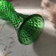 Vase with green spikes from Italy, vintage 60s