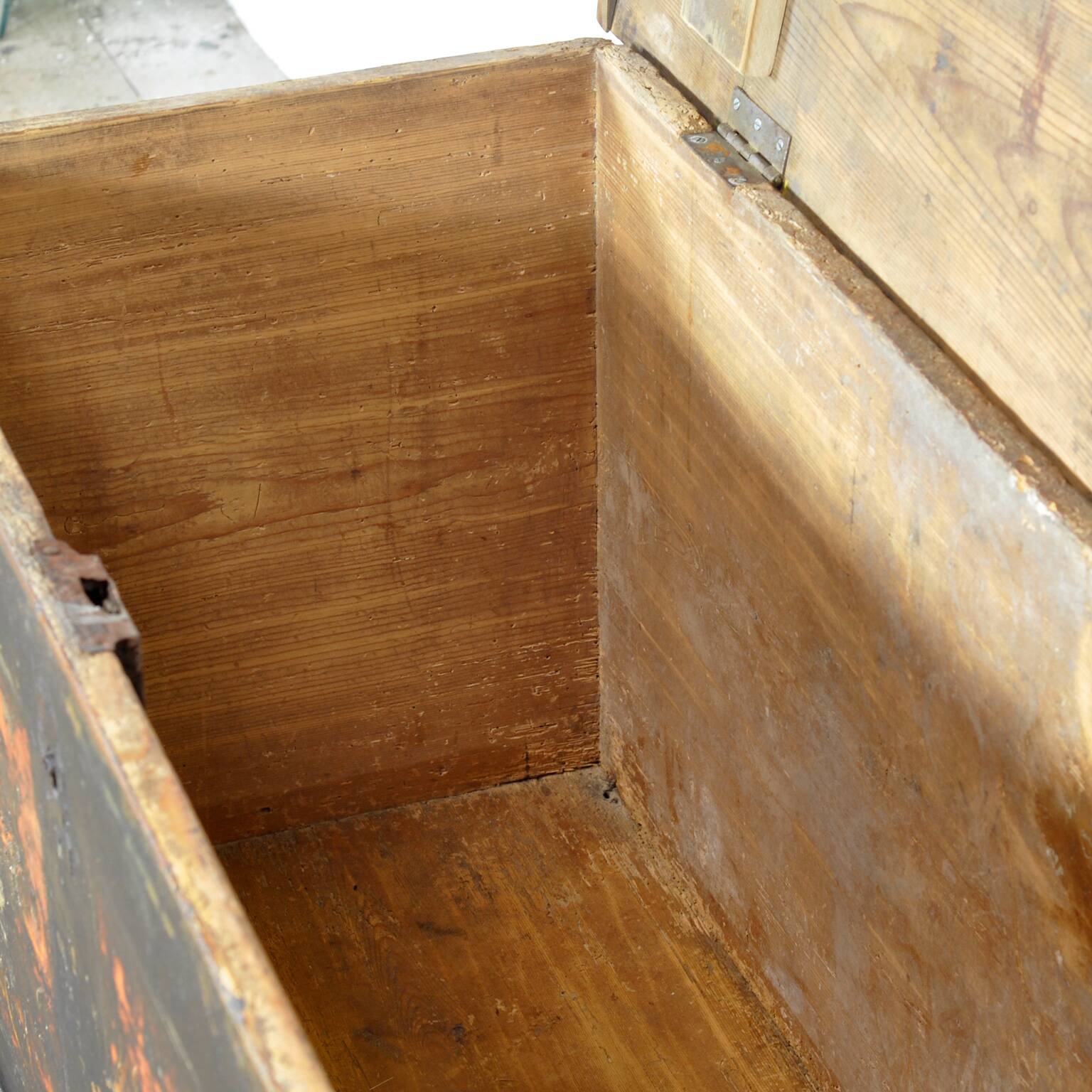 Folk art wedding chest, circa 1850