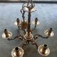 Louis XV-style bronze chandelier - Rococo - 6 branches