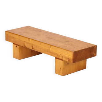 Solid pine booster bench