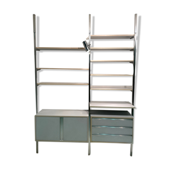 Modular library floor/ceiling buffet & chest of drawers