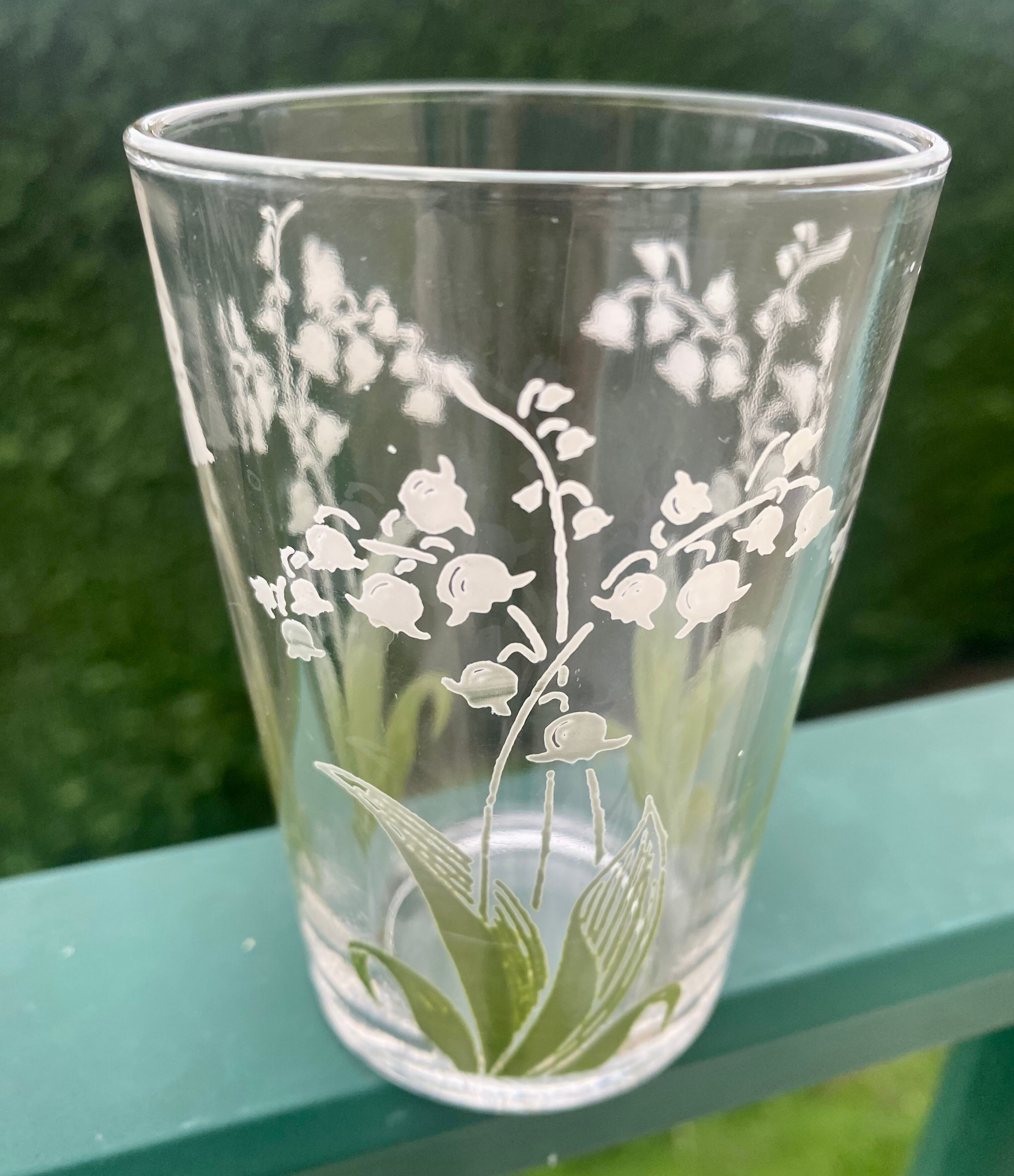 Glasses lucky vintage lily of the valley