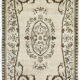 Handmade contemporary turkish 1970s 164 cm x 281 cm grey carpet