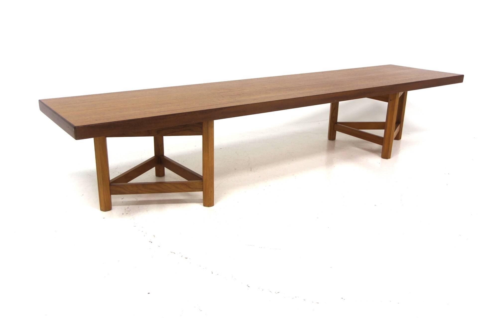 Scandinavian teak bench, Carl Gustav Hjort Af Ornäs, Sweden, 1970