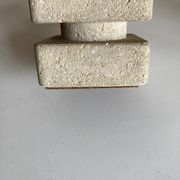 Lamp by Albert Tormos in limestone of the Luberon, Saint Tropez 1970