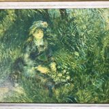 Reproduction of A.Renoir "Jeune fille"