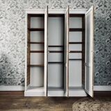 Parisian wardrobe 3 doors upcycled