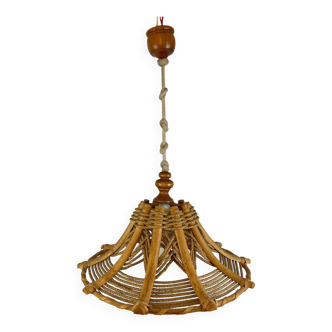 70s rope and rattan suspension