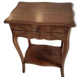 Vintage wooden dressing table with key