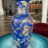Vintage Chinese Blue Porcelain Vase