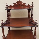 Napoleon III mahogany standing shelf