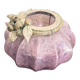 Mercurised Glass Purple Pumpkin Lantern Shabby Chic Romantic