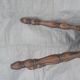 Wooden tripod stool H 44 cm