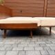 JITONA Sofa Renovated Buckle Fabric, Vintage Czech 1960s