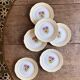 Set of 6 vintage dessert plates model Coopélia - L'Amandinoise