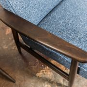 Paire de fauteuils bleus vintage GFM 300-192, 1960