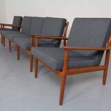 Danish Teak Armchair by Svend Aage Eriksen for Glostrup, 1960s