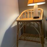 Lampe pied en ivoire années 50