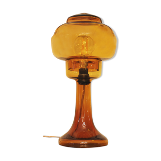 Art-Deco blown glass lamp
