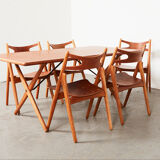 Table à manger  AT-303 d'Hans Wegner pour Andreas Tuck Danemark 1955