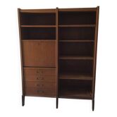 vintage bookcase shelf desk