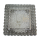 Square glass ceiling light