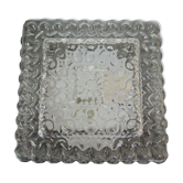 Square glass ceiling light
