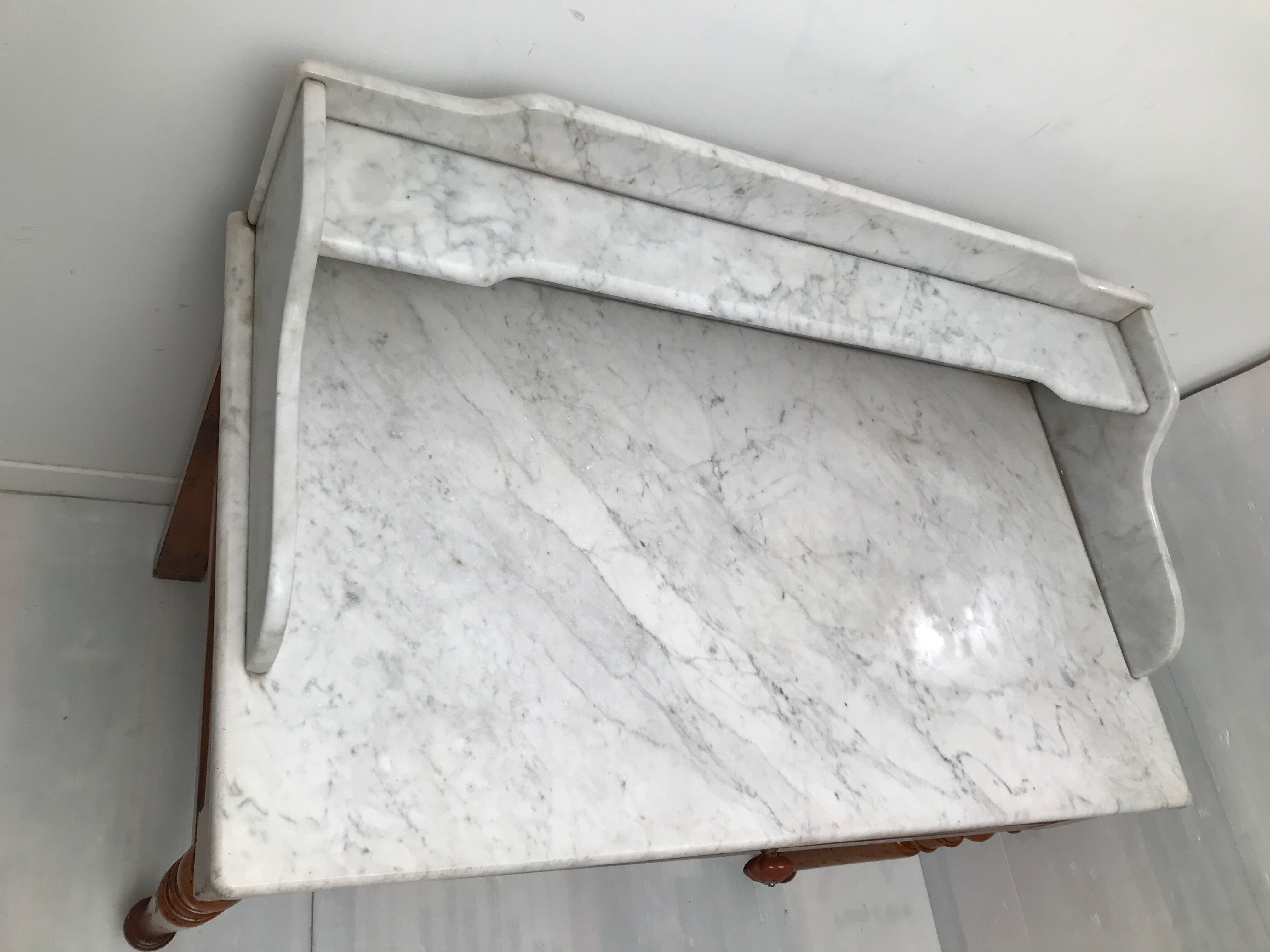 Dressing table marble style Henri II 1900s
