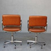 pair of armchairs vintage 1970 Tubulars