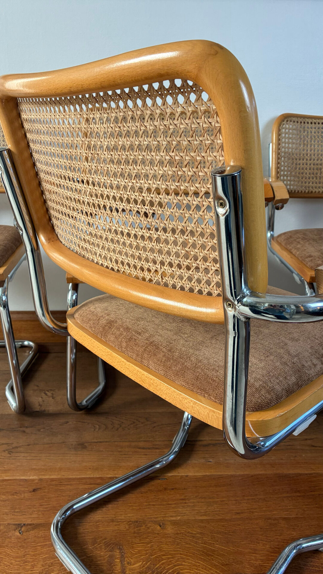 Set of 6 B64 chairs by Marcel Breuer