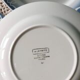 Set of 6 dessert plates Model Marinette Digoin Sarreguemines