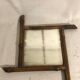 Old bamboo mirror 60 - 42x42cm