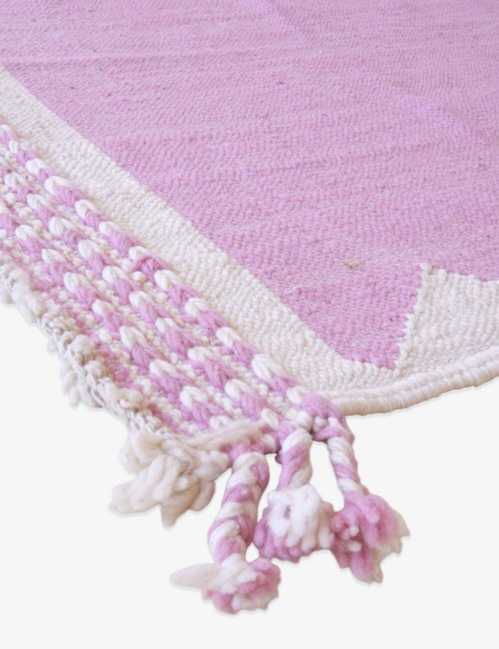 Pink Kilim Rug - 292 x 286 cm