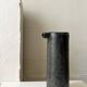 Vase / bouteille design en céramique émaillée noir bleu signé V. Goron