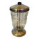 Silver-plated metal sugar bowl shaker Art Deco
