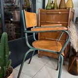 Vintage schoolmaster armchair