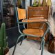Vintage schoolmaster armchair