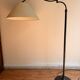 Adjustable floor lamp in patinated metal, 1970s