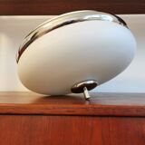 Vintage ceiling lamp in opaline design 70