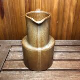 Old brenne pitcher beige stoneware made in france vintage