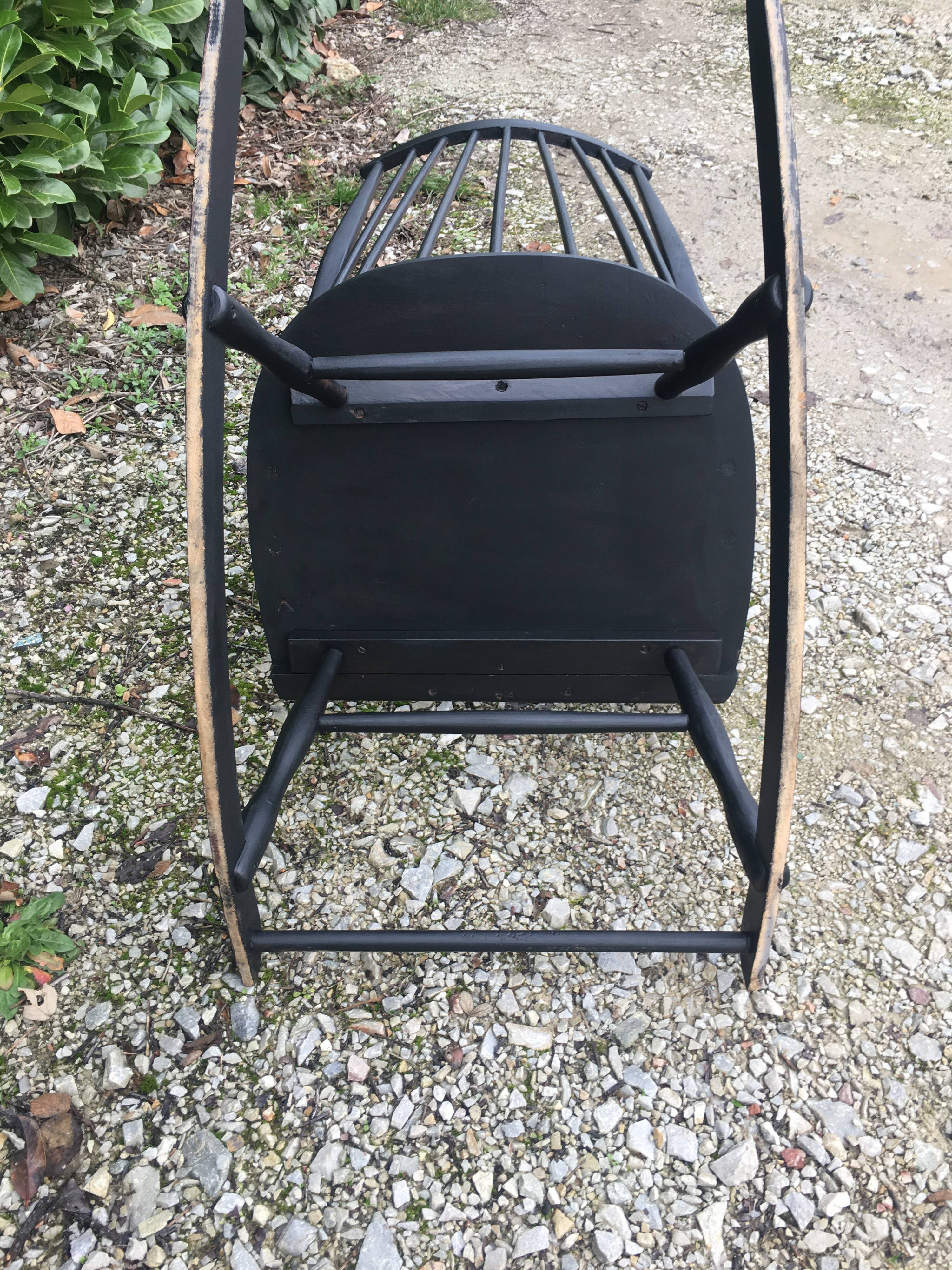 Rocking-chair Lena Larsson "Grandessa" satin black